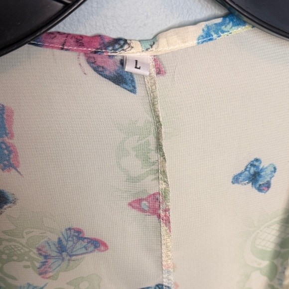 Floral Butterfly Kimono Cardigan - Picture 3 of 4